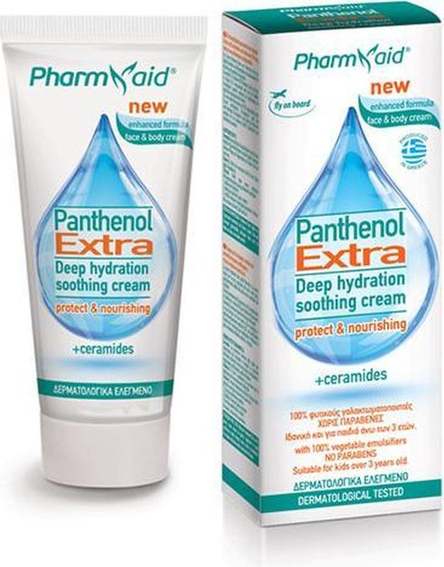Pharmaid Panthenol Maxthenol Gezicht en Bodycrème 60ml | Intensieve Hydraterende Kalmerende Crème voor Gezicht en Lichaam