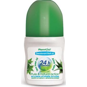 Pharmaid Deodorant Body Cream Roll-On 24 Hour Aloe Vera – Natuurlijke, Aluminiumvrije Deodorant met Langdurige Bescherming (50ml)