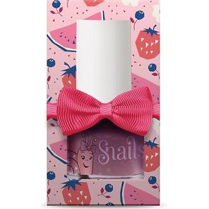Snails 511727 kindernagellak Mini Magic Watermeloen, in geschenkverpakking, op waterbasis, afwasbaar, veilig, veganistisch