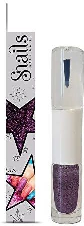 Snails - 510218 - Glitternagellak - Paars - 2-in-1 Top Coat & Glitterpoeder
