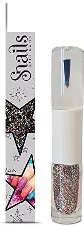 Snails - 510219 - Glitternagellak - Kleurrijk - 2-in-1 Toplaag en Glitterpoeder