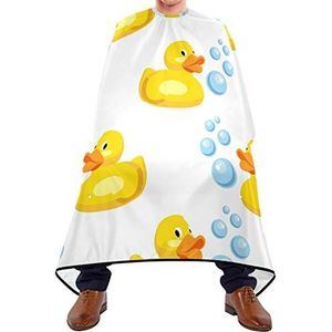 Kapper Kapper Cape Geel Rubber Eenden Haar Snijden Schort Gepersonaliseerde Kapper Cape Doek Antistatische Styling Capes Voor Styling Kappers Kleurplaten