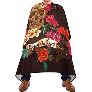 Kapper Schort Schedel Rose Kapper Cape Waterdichte Schort Gepersonaliseerde Kapsel Schort Jurk Mannen Kids Famil