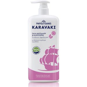 PAPOUTSANIS - Karavaki Douchegel - Almond Milk & Sunflower - 750 ml