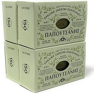 Papoutsanis Pure Greek Olive Oil Soap 6 Pack van 250 g Bars van Papoutsanis