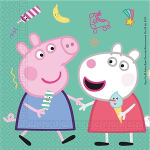 Servetten Peppa Pig, 16st.