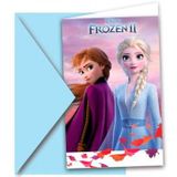 Procos - Frozen uitnodigingen - Feestdecoratie - Multicolore - Karton -