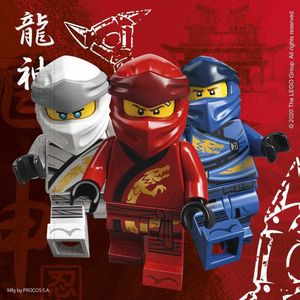 Procos Feestservetten Ninjago 33x33 cm FSC Papier 20 Stuks - Leuke Lego Ninjago feestservetten voor een LEGO-kinderfeestje!