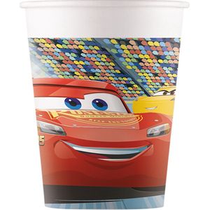 Procos Bekers Cars Junior 200 Ml 8 Cm Karton Rood 8 Stuks