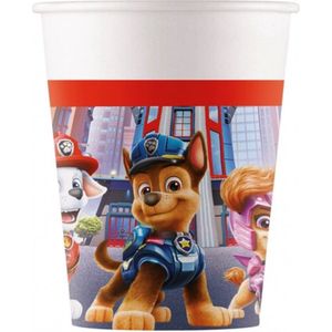 Nickelodeon - Paw Patrol - Partybekers - Bekers - Feestbekers - Beker - Kinderfeest - Karton - 8 Stuks