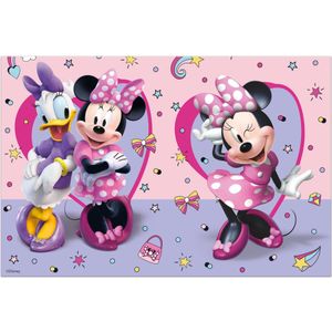 Procos - Disney Minnie Junior Kunststof Tafelkleed (180 x 120 cm) - Roze