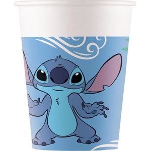 Procos - Disney - Lilo & Stitch - Bekers 200 ml - Karton - 8 Stuks.