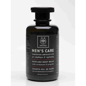 Apivita - Haar & Body Wash - Voor Heren - Natuurlijke Formule - Zeepvrij