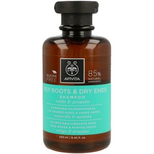 Apivita - Hair Care - Shampoo - Vet Haar en Droge Haarpunten - Vrij van Parabenen