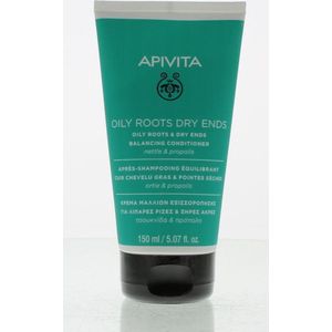 Apivita - Oily Roots Dry Ends Conditioner - Natuurlijke Conditioner - Siliconenvrij - Voor Vette Aanzet en Droge Punten