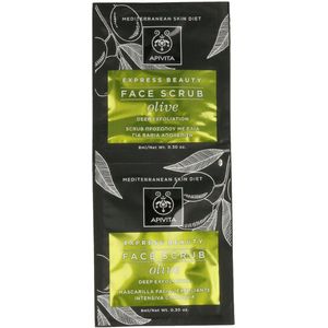 Apivita - Face Scrub - Gezichtsscrub - Kleurloos - Met Olijfolie