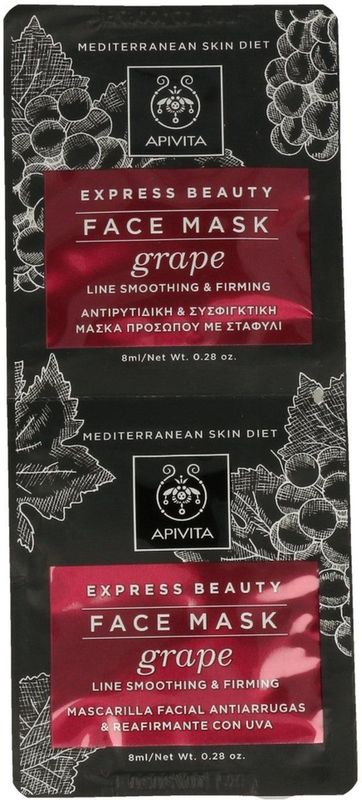 Apivita - Gezichtsmasker - Met Druiven - Hydratatie - Anti-Rimpel