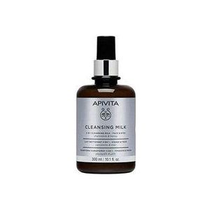 Apivita Cleansing Milk Face & Eyes Reinigingsmelk 3in1 voor Gezicht en Ogen 300 ml