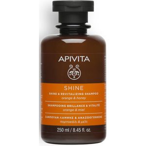 Apivita Hair Care Shampoo Shine & Revitalizing Shampoo Dof Haar Orange & Honey 250ml