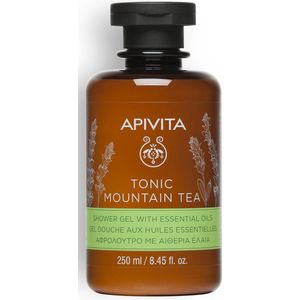 Apivita Body Care Tonic Mountain Tea Shower Gel with Essential Oils