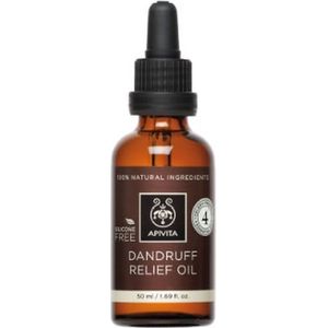 Apivita Pre-Shampoo Dandruff Relief Oil - Natuurlijke Behandeling Tegen Roos