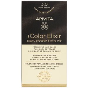 Apivita - My Color Elixir - Haarverf - Donkerbruin - Natuurlijke Ingrediënten
