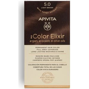 Apivita My Color Elixir Haarkleuring zonder Ammoniak Tint  5.0 Light Brown