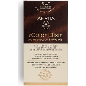 Apivita My Color Elixir Haarkleuring zonder Ammoniak Tint  6.43 Dark Blonde Copper Gold