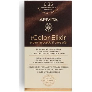 Apivita My Color Elixir Haarkleuring zonder Ammoniak Tint  6.35 Dark Blonde Gold Mahogany