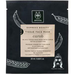 Apivita Express Beauty Carob Cellaag Masker met ontgiftende werking 20 ml