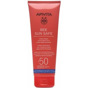 Apivita Bee Sun Safe Zonnebrandmelk voor Gezicht en Lichaam  SPF 50 200 ml