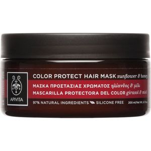 Apivita - Color Protection Haarmasker - Siliconenvrij - Voor Kleurbehoud
