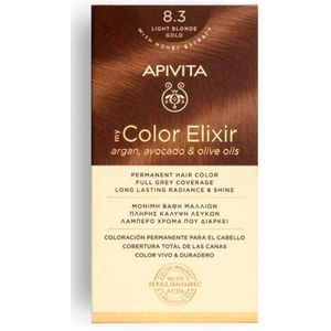 Apivita My Color Elixir Haarkleuring zonder Ammoniak Tint  8.3 Light Blonde Gold