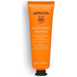 Apivita Masker Face Care Masks & Scrubs Face Mask with Orange