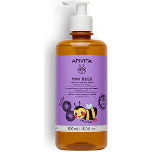 Apivita - Mini Bees Gentle Kids Shampoo - Blauwbes & Honing - 500 ml