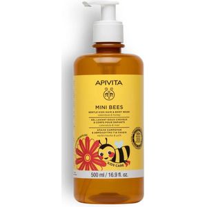 Apivita Mini Bees Gentle Kids Hair&Body wash Calendula&Honey reinigingsgel voor lichaam en haar 500 ml