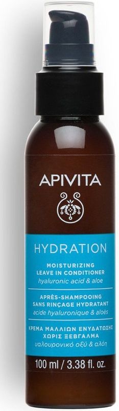 Apivita - Hydratatie Leave in Conditioner - 100ml - Natuurlijke Lichtgewicht Hydraterende Conditioner