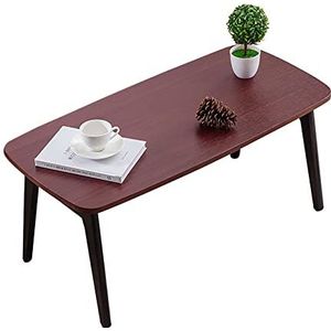 Prachtige klaptafel, opvouwbare bank bijzettafel/salontafel, massief houten eettafel voor kleine appartementen, multifunctionele lage tafel (Kleur: B, Maat: 80x50x45cm)