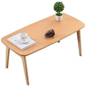 Prachtige klaptafel, opvouwbare bank bijzettafel/salontafel, massief houten eettafel voor kleine appartementen, multifunctionele lage tafel (kleur: C, maat: 100x50x45cm)
