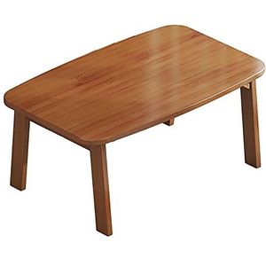 Prachtige klaptafel, kleine woonkamer lage tafel, multifunctionele salontafel/erkertafel, voor studie/vrije tijd/kantoor/thee drinken (kleur: A, maat: 80X50X34CM)