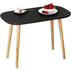 Prachtige salontafel, H49CM zit lage tafel, klein appartement massief houten tafelpoten bank bijzettafel, multifunctioneel thuiskantoor (kleur: C, maat: 70x35x49cm)