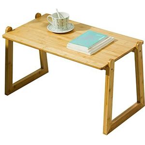 Prachtige bankbijzettafel, 40 cm hoge zittafel, kleine salontafel in de woonkamer/slaapkamer, eenvoudige houten kleine tafel, planken (Kleur: B, Maat: 57x38cm)