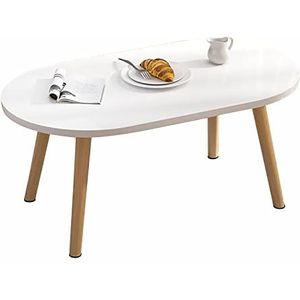 Prachtige salontafel, Japanse ovale lage zittafel (H30cm), multifunctionele kleine appartement vrijetijdstafel/eettafel, bank bijzettafel (kleur: C, maat: 80X45X30CM)