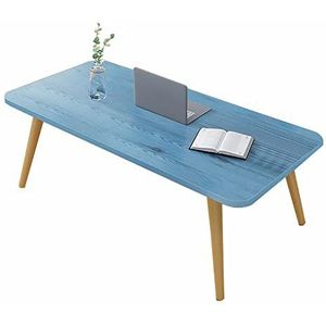 Prachtige salontafel, 80x40x30cm Japanse lage zittafel, multifunctionele vrijetijdstafel/eettafel, bankbijzettafel (Kleur: B)