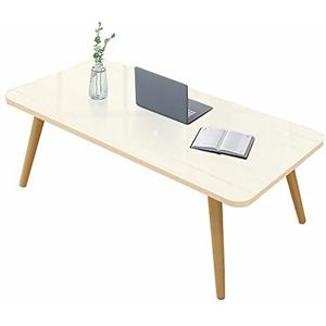 Prachtige salontafel, 80x40x30cm Japanse lage zittafel, multifunctionele vrijetijdstafel/eettafel, bankbijzettafel (Kleur: E)