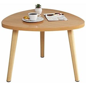 Prachtige bijzettafel, eenvoudige salontafel voor kleine appartementen, multifunctionele hoektafel/bank bijzettafel, nachtkastje (kleur: A, maat: 60x52cm)