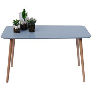 Prachtige bank bijzettafel, Scandinavische woonkamer massief houten vierkante salontafel, huishoudelijke zuinige kleine appartement vrijetijdstafel (Kleur: A, Maat: 120x58x57cm)