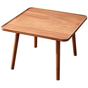 Prachtige salontafel, Scandinavische massief houten bijzettafel (H50CM), balkon/eetkamer/woonkamer kleine tafel, kleine huishoudelijke bijzettafel, slaapkamerbank hoektafel (afmetingen: 60x50cm)