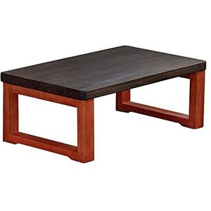Prachtige salontafel, H30CM erker lage tafel, massief houten multifunctionele zittafel in Japanse stijl, vrijetijdstafel/studeertafel in de slaapkamer (afmetingen: 80x50x30cm)