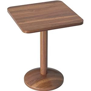 Prachtige kleine vierkante tafel, eenvoudige bijzettafel in Europese stijl (60x60x75cm), vrijetijdstentoonstellingsbar, salontafel, multifunctionele vrijetijdstafel (kleur: C)
